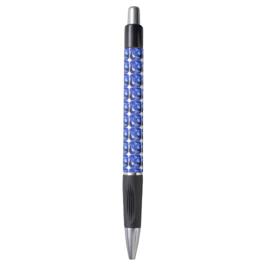 Sapphire Gemstone Sky Blue Pen (Voorkant Verticaal)
