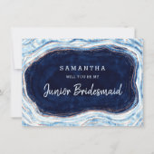 Sapphire Geode be my Junior Bridesmaid proposal (Voorkant)