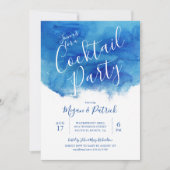Sapphire getij cocktail party uitnodiging (Voorkant)