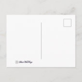 Sapphire & Gold Briefkaart (Achterkant)