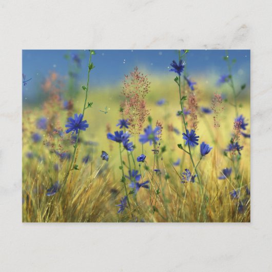 Sapphire & Gold Briefkaart (Voorkant)