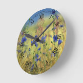 Sapphire & Gold Clock Ronde Klok (Hoek)