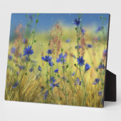 Sapphire & Gold Plaque Fotoplaat (Zijkant)