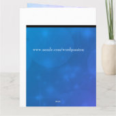 Sapphire Greeting, geboortedag september Kaart (Achterkant)