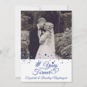 Sapphire Huwelijksjubileum JAAR IN DE EEUWIGHEID F Kaart (Voorkant)