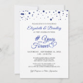 Sapphire Huwelijksjubileum JAAR IN DE EEUWIGHEID F Kaart (Achterkant)