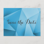 Sapphire Jewel Tones Save the Date Briefkaart (Voorkant)