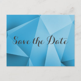 Sapphire Jewel Tones Save the Date Briefkaart