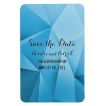 Sapphire Jewel Tones Save the Date Flexi Magnet