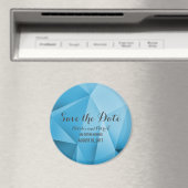 Sapphire Jewel Tones Save the Date Magnet (Insitu (Vaatwasser))