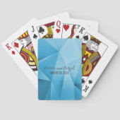 Sapphire Jewel Tones Weddenschappen Woonspeelkaart Pokerkaarten (Achterkant)