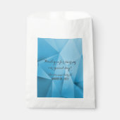 Sapphire Jewel Tones Wedding Favor Bags Bedankzakje (Voorkant)