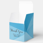 Sapphire Jewel Tones Wedding Favor Boxes Bedankdoosjes (Geopend)