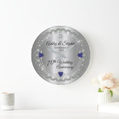 Sapphire Jubilee Diamonds 70th Wedding Jubileum Grote Klok (Huis)