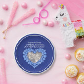 Sapphire Jubileum foto hart papier bord (Feest)