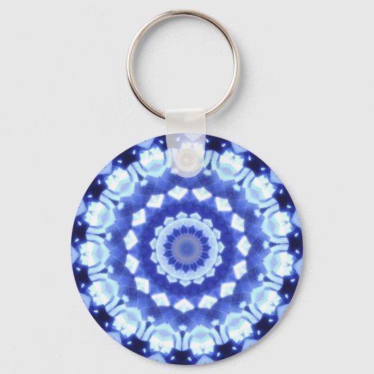 Sapphire Kaleidoscope Sleutelhanger (Voorkant)