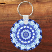 Sapphire Kaleidoscope Sleutelhanger (Voorkant)
