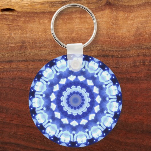 Sapphire Kaleidoscope Sleutelhanger (Voorkant)