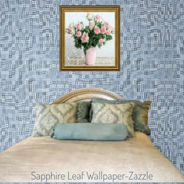 Sapphire Leaf Behang (Creator heeft geüpload)