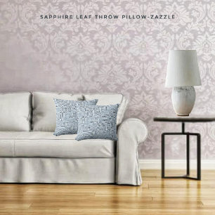 Sapphire Leaf Kussen