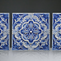 Sapphire Lissabon Gestreept Keramisch Ontwerp