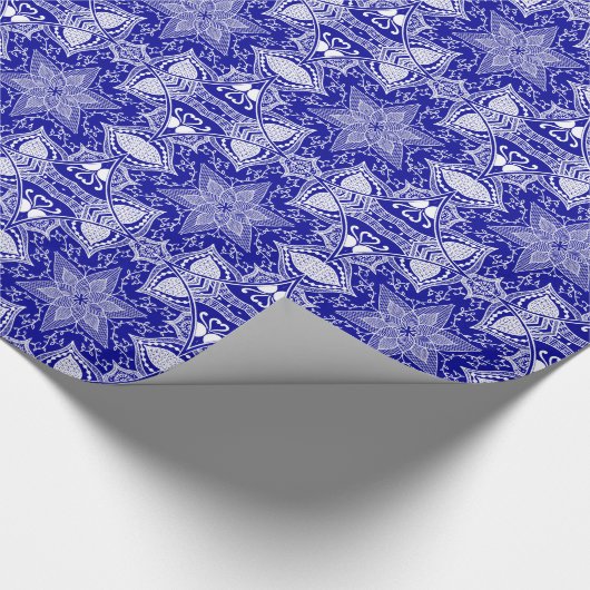 Sapphire Mandala Cadeaupapier (Hoek)