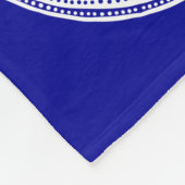 Sapphire Mandala Fleece Deken (Hoek)