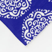 Sapphire Mandala Fleece Deken (Hoek)