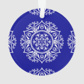 Sapphire Mandala Ornament (achterkant)