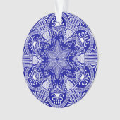 Sapphire Mandala Ornament (voorkant)