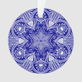 Sapphire Mandala Ornament (voorkant)