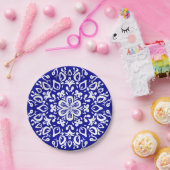 Sapphire Mandala Papieren Bordje (Feest)