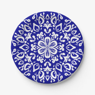 Sapphire Mandala Papieren Bordje