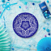 Sapphire Mandala Papieren Bordje (Feest)