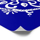 Sapphire Mandala Poster (Hoek)