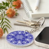 Sapphire Mandala Sleutelhanger (Voorkant Rechts)