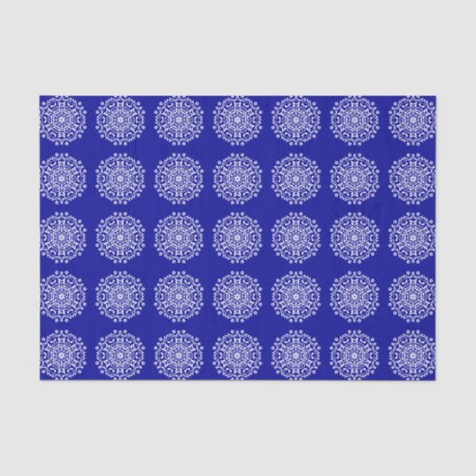 Sapphire Mandala Tissuepapier (Voorkant)