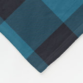 Sapphire Navy Buffalo Pset Twill Fleece Deken (Hoek)