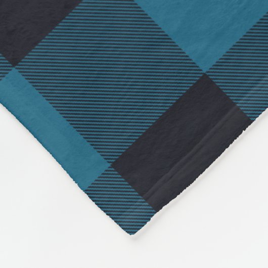 Sapphire Navy Buffalo Pset Twill Fleece Deken (Hoek)