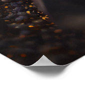 Sapphire Ore Macro Poster - Metamorphic Rock Print (Hoek)