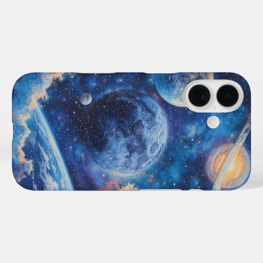 Sapphire Planet Symphony Case-Mate iPhone Case (Achterkant (horizontaal))