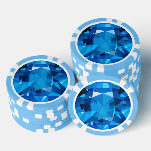 Sapphire Poker Chips (Opstapeling)