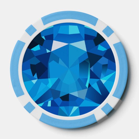 Sapphire Poker Chips (Achterkant)