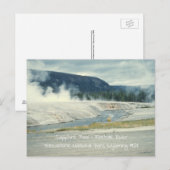Sapphire Pool Firehole, Yellowstone Briefkaart (Voorkant / Achterkant)