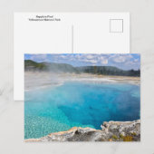 Sapphire Pool, Yellowstone National Park Briefkaart (Voorkant / Achterkant)