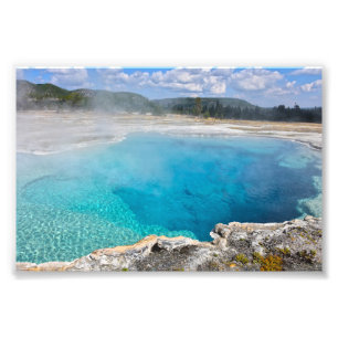 Sapphire Pool, Yellowstone National Park Foto Afdruk