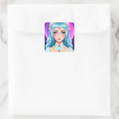 Sapphire Princess Portrait Sticker Design (Tas)