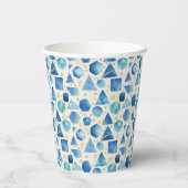Sapphire Prism Mosaic Papieren Bekers (Achterkant)