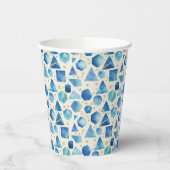 Sapphire Prism Mosaic Papieren Bekers (Links)