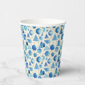 Sapphire Prism Mosaic Papieren Bekers (Rechts)